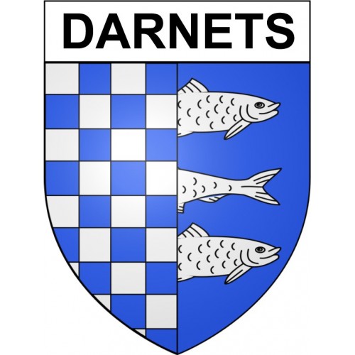 Darnets 19 ville Stickers blason autocollant adhésif