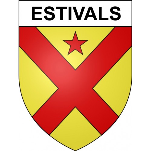 Pegatinas escudo de armas de Omps adhesivo de la etiqueta engomada