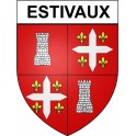 Estivaux 19 ville Stickers blason autocollant adhésif
