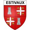 Estivaux 19 ville Stickers blason autocollant adhésif