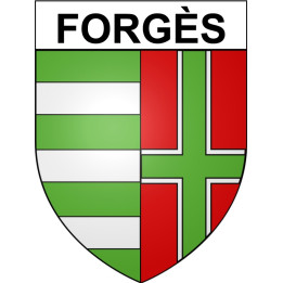 Forgès 19 ville Stickers blason autocollant adhésif