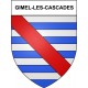 Gimel-les-Cascades 19 ville Stickers blason autocollant adhésif