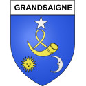 Omps Sticker wappen, gelsenkirchen, augsburg, klebender aufkleber