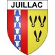 Juillac 19 ville Stickers blason autocollant adhésif