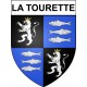 La Tourette 19 ville Stickers blason autocollant adhésif
