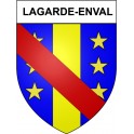 Lagarde-Enval 19 ville Stickers blason autocollant adhésif
