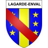 Lagarde-Enval 19 ville Stickers blason autocollant adhésif