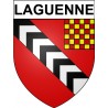 Laguenne 19 ville Stickers blason autocollant adhésif