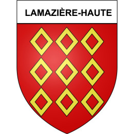 Lamazière-Haute 19 ville Stickers blason autocollant adhésif