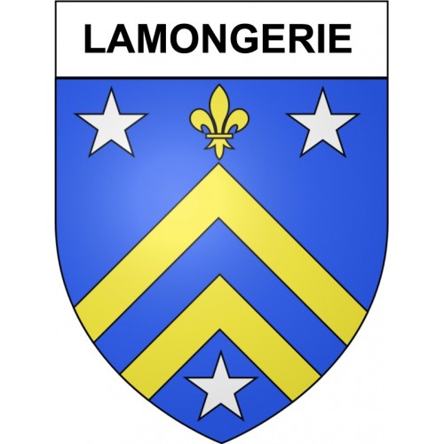 Lamongerie 19 ville Stickers blason autocollant adhésif