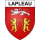 Lapleau 19 ville Stickers blason autocollant adhésif