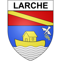 Larche 19 ville Stickers blason autocollant adhésif