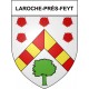 Laroche-près-Feyt 19 ville Stickers blason autocollant adhésif