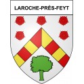 Laroche-près-Feyt 19 ville Stickers blason autocollant adhésif