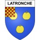 Latronche 19 ville Stickers blason autocollant adhésif