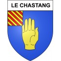 Le Chastang 19 ville Stickers blason autocollant adhésif