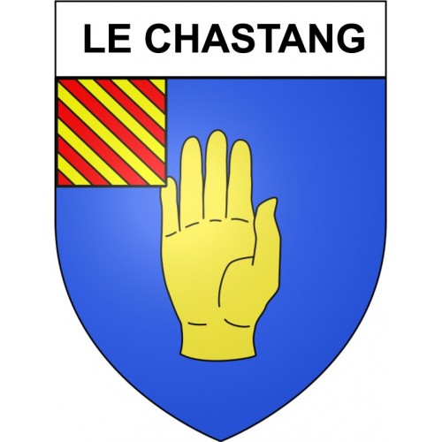 Le Chastang 19 ville Stickers blason autocollant adhésif