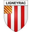 Ligneyrac 19 ville Stickers blason autocollant adhésif