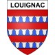 Louignac 19 ville Stickers blason autocollant adhésif