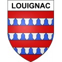 Louignac 19 ville Stickers blason autocollant adhésif