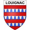 Louignac 19 ville Stickers blason autocollant adhésif