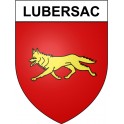 Lubersac 19 ville Stickers blason autocollant adhésif