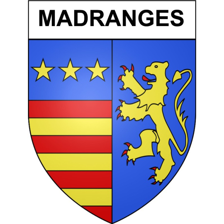 Pegatinas escudo de armas de Omps adhesivo de la etiqueta engomada