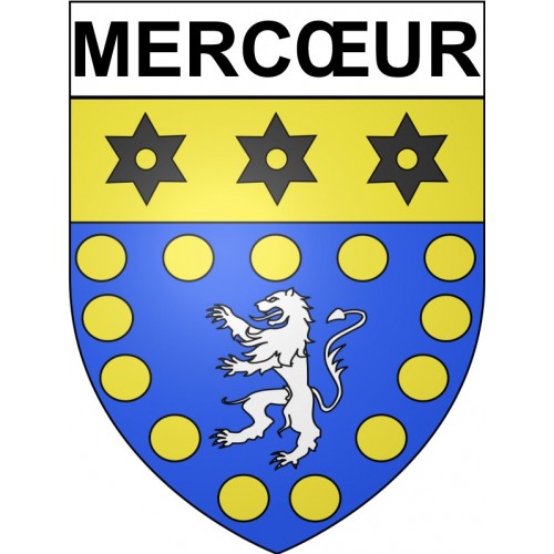 Mercœur 19 ville Stickers blason autocollant adhésif