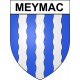 Meymac 19 ville Stickers blason autocollant adhésif