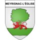 Meyrignac-l'église 19 ville Stickers blason autocollant adhésif