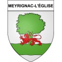 Meyrignac-l'église 19 ville Stickers blason autocollant adhésif