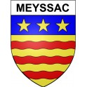 Meyssac 19 ville Stickers blason autocollant adhésif