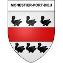 Monestier-Port-Dieu 19 ville Stickers blason autocollant adhésif