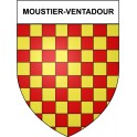 Moustier-Ventadour 19 ville Stickers blason autocollant adhésif