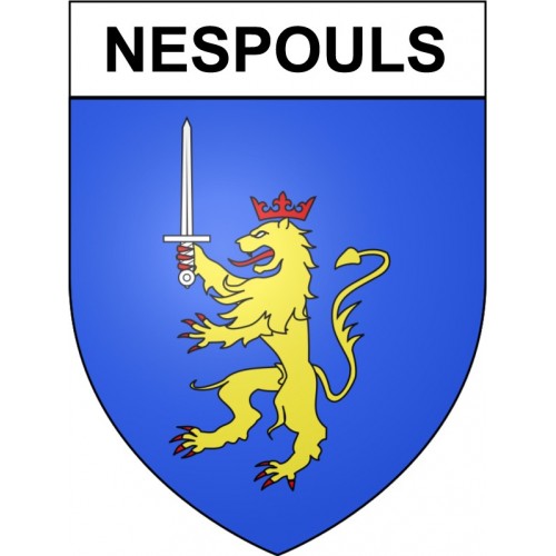 Nespouls 19 ville Stickers blason autocollant adhésif