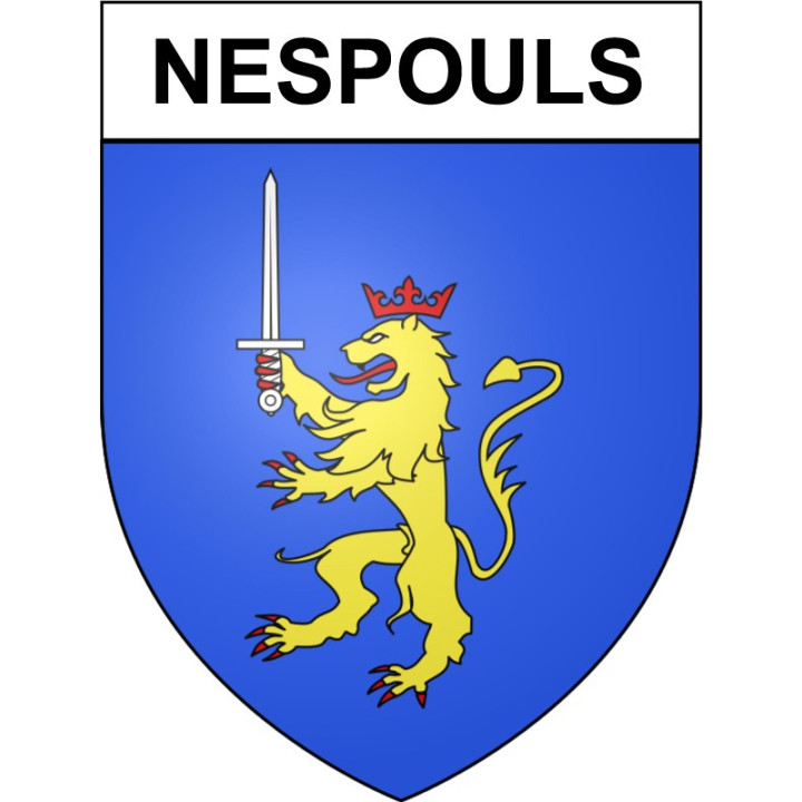 Nespouls 19 ville Stickers blason autocollant adhésif