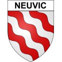 Neuvic 19 ville Stickers blason autocollant adhésif