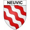 Neuvic 19 ville Stickers blason autocollant adhésif