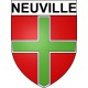 Neuville 19 ville Stickers blason autocollant adhésif