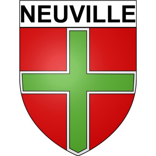 Neuville 19 ville Stickers blason autocollant adhésif