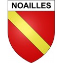 Noailles 19 ville Stickers blason autocollant adhésif
