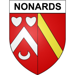Nonards 19 ville Stickers blason autocollant adhésif