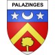 Palazinges 19 ville Stickers blason autocollant adhésif