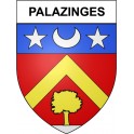 Palazinges 19 ville Stickers blason autocollant adhésif