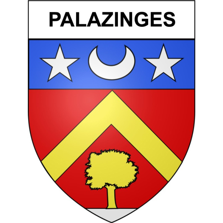 Palazinges 19 ville Stickers blason autocollant adhésif