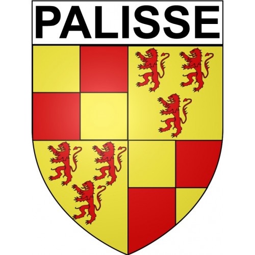 Palisse 19 ville Stickers blason autocollant adhésif