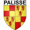 Palisse 19 ville Stickers blason autocollant adhésif