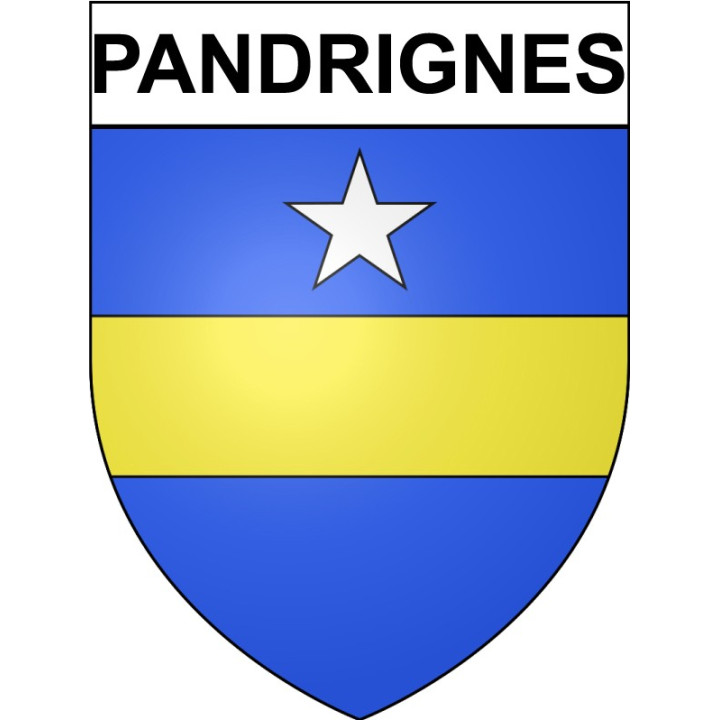 Pegatinas escudo de armas de Omps adhesivo de la etiqueta engomada