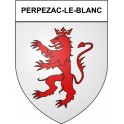Perpezac-le-Blanc 19 ville Stickers blason autocollant adhésif