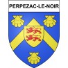 Perpezac-le-Noir 19 ville Stickers blason autocollant adhésif
